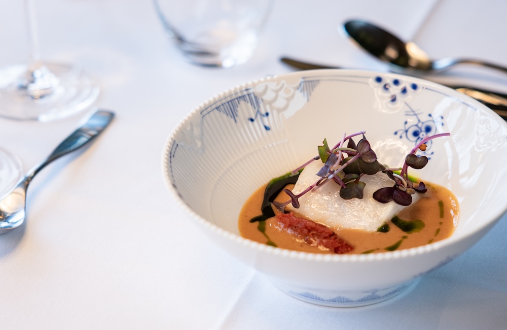 Forret til Kokkenes Nytårsmenu 2025